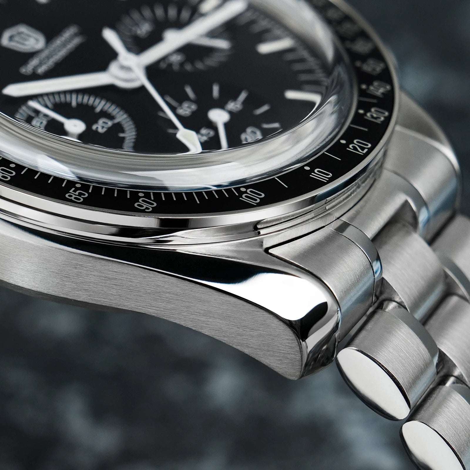 Watchdives WD1863 Sports Chronograph Watch VK63 Sweep Mechanical Quartz Watches Bubble Sapphire Mirror Waterproof 100M Men Watch - Sun Studio