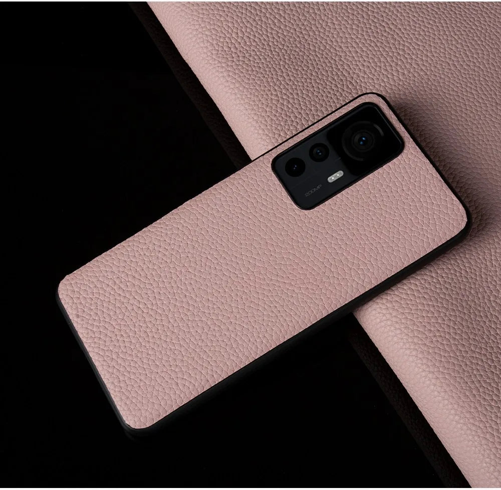 Full Wrapped Cowhide Genuine Leather Case For Xiaomi 12t Pro Mi12Pro 14Pro 13Pro 12SUltra 12Lite 11T Business Phone Cover Fundas - Sun Studio