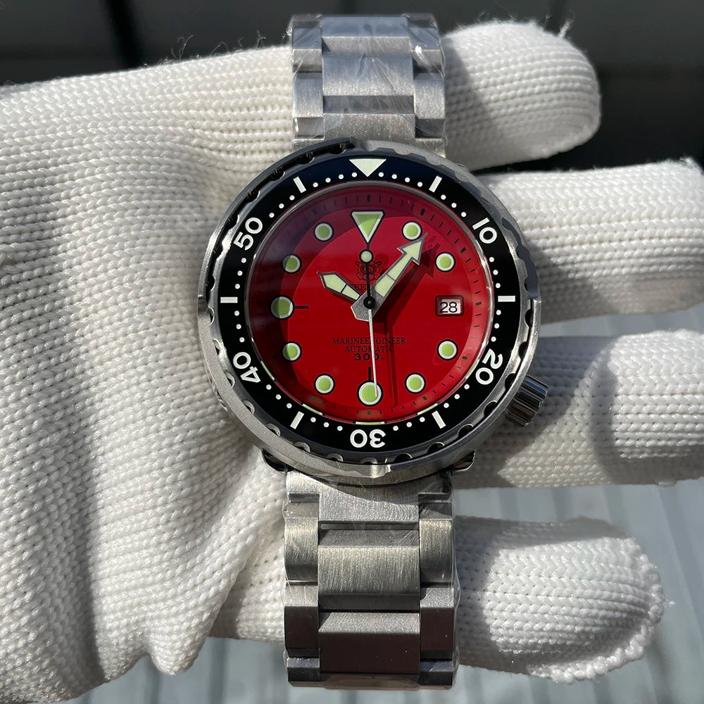 STEELDIVE SD1975 Luxus Automatikuhren Herren Taucheruhr 30Bar Wasserdicht Leuchtende Uhr Saphirglas Mechanische Armbanduhr
