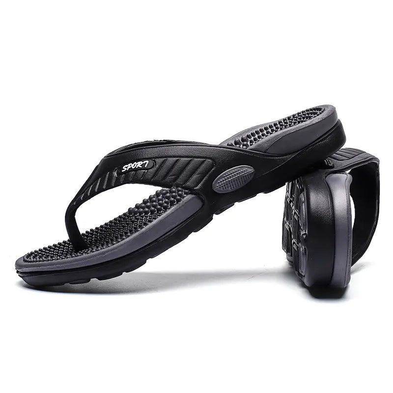 Vanmie Summer Slippers Men Massage Beach Flip Flops Men Slippers 2024 Casual Anti-slip Beach Slippers for Men Fashion Flip-flops - Sun Studio