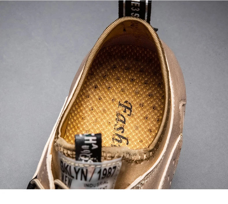 Leather Casual Sneakers for Men Driving Shoes 2024 New Fashion In Waterproof Men Doug Luxury Dress Loafers Shoes Footwear ﻿ - Sun Studio