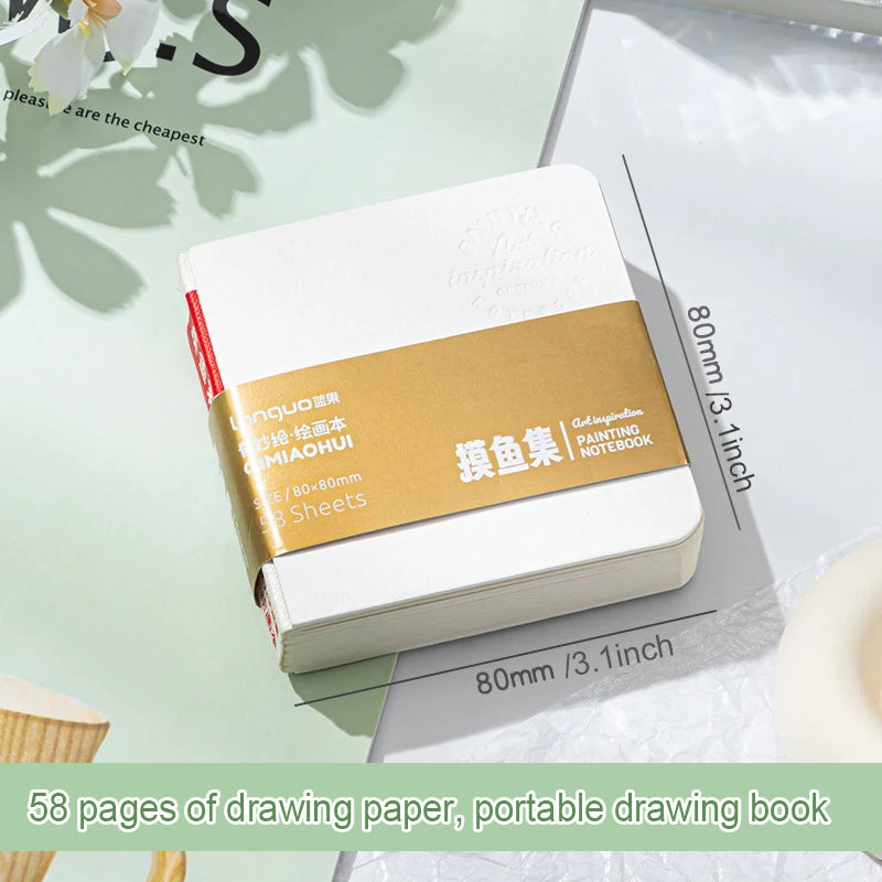 Transparent painting color panel, mini color boxes are convenient to carry with you, outdoor sketch watercolor and oil painting - Sun Studio