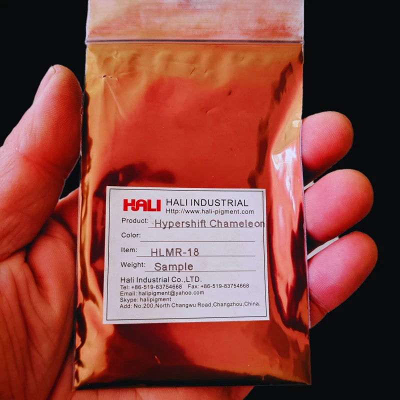 1G/Glas Super Chamäleon Automobilfarbe Pigmentpulver Hypershift Chamäleon Pigment Farbenwechsel Blau/Rot/Violett Artikel:HLMR-46
