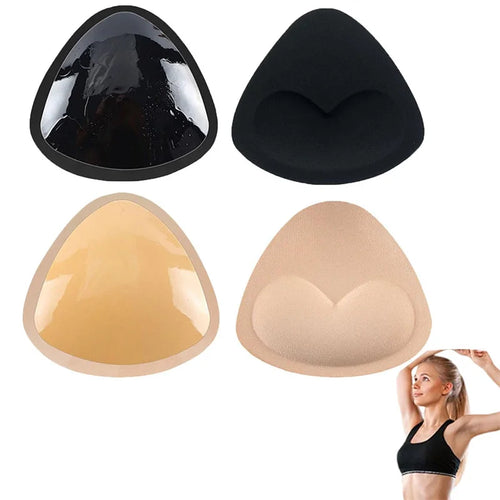 2pcs Silicone Bra Inserts Breast Pads Sticky Push-up Women Bra Cup Thicker Nipple Cover Patch Bikini Inserts for Swimsuit Gifts - Sun Studio