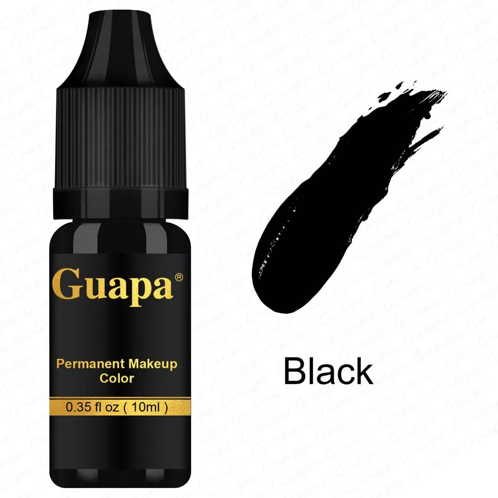 10ML Tattoo Ink Mikropigment Lippen Augenbrauen Permanente Makeup Pigment Tattoo Zubehör für Tattoo Augenbrauen Eyeliner Lippen