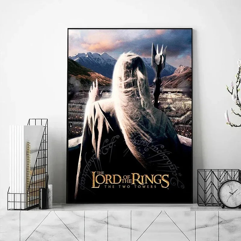 Retro Classic Movie T-The L-Lords of The R-Rings Poster Print Canvas Painting for Living Room Home Decor No Frame - Sun Studio