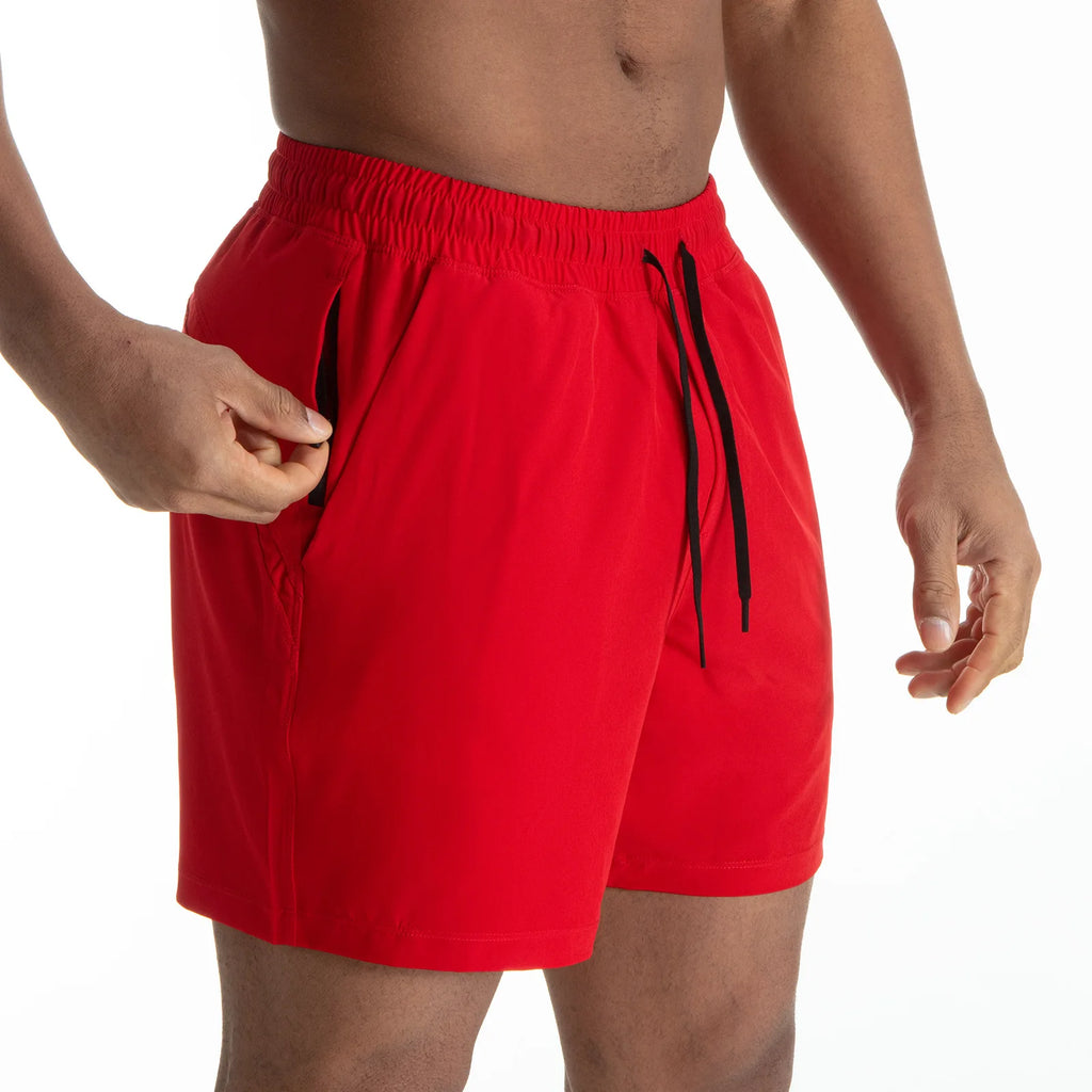 Mens Surfing Beach Shorts Summer Swimsuit Splicing Mesh Design Men Beach Shorts Quick Dry Short Sport Running Shorts Casual pant - Sun Studio