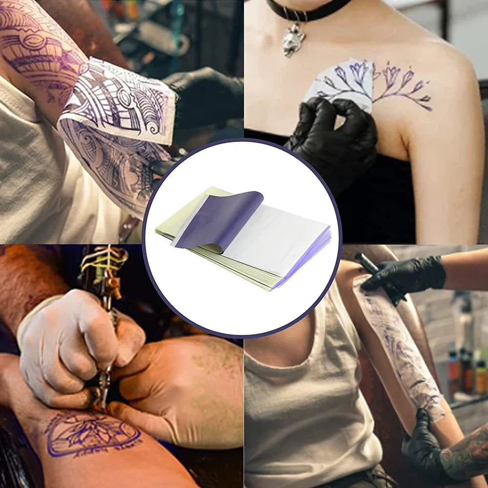 10/30/50pcs Tattoo Transfer Papers A4 Size Tattoo Thermal Printer Copier Stencil Papers for Tattoo Transfer Machine Accessories - Sun Studio