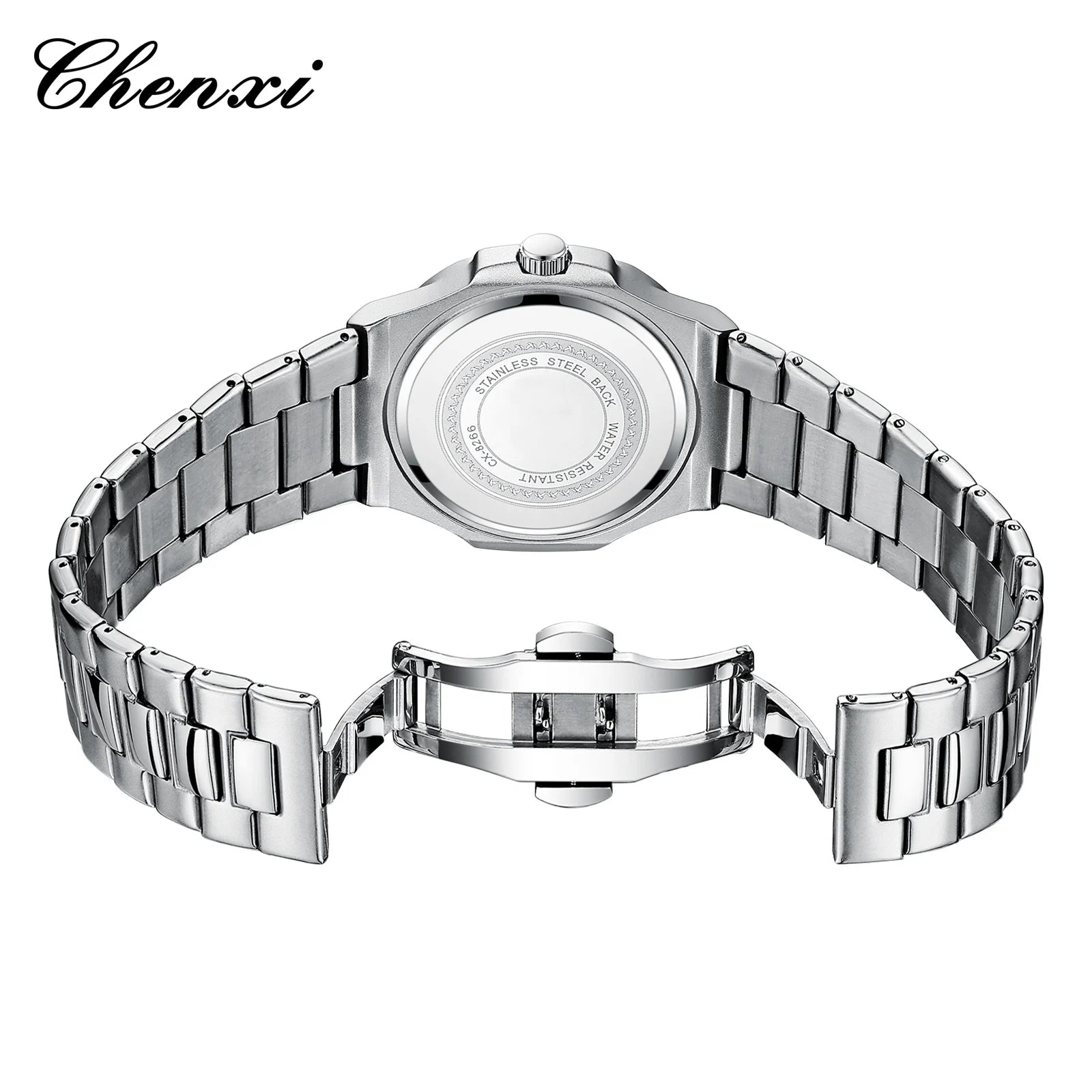 2025 New Man Watches Luxury Fashion Square Men's Quartz Watch Calendar Luminous Waterproof Stainless Steel High Quality Clock - Sun Studio