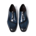 Herren Echtes Leder Oxfords Modische Spitzenschuhe Hochzeitsfeier Anzugschuhe Luxus Schnürschuhe Büro Karriere Formal