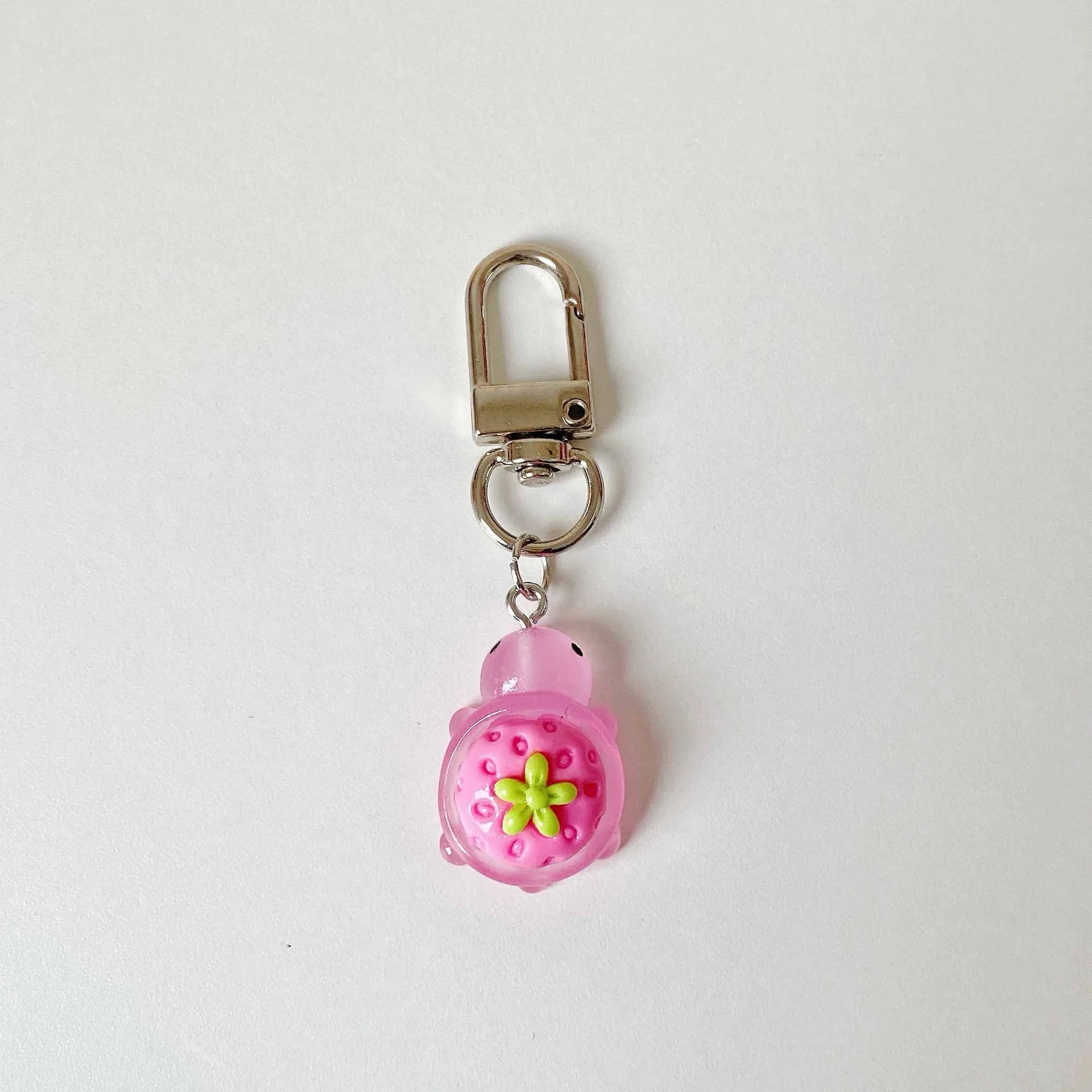 2025 New Design 1 Piece Cute Strawberry Turtle Mobile Phone Charms Cute Keycord Keychains Lanyard Decoration Strap Accessories - Sun Studio