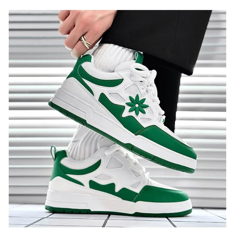 Men's Sneakers Luxury Leather Casual Shoes 2025 Fashion Skateboard Shoes for Men Daily Training Shoes Tenis Masculino - Sun Studio