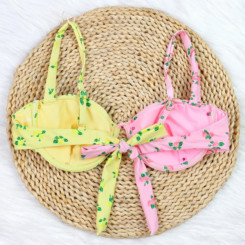 CPUTAN Sexy 2024 Push Up Bikini Set Floral Print Swimwear Women Biquini Girls Swimsuit Summer Brazilian Bathing Suit Beachwear - Sun Studio