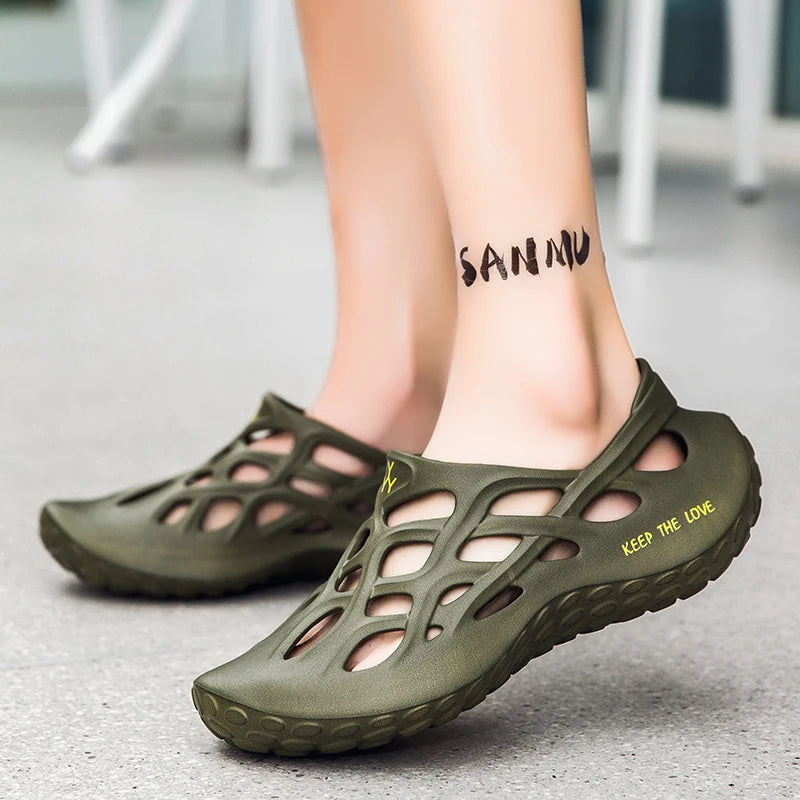 Men Summer Comfortable Breathable Sandals Outdoor Leisure Water Shoes for Hiking and Beach - Sun Studio