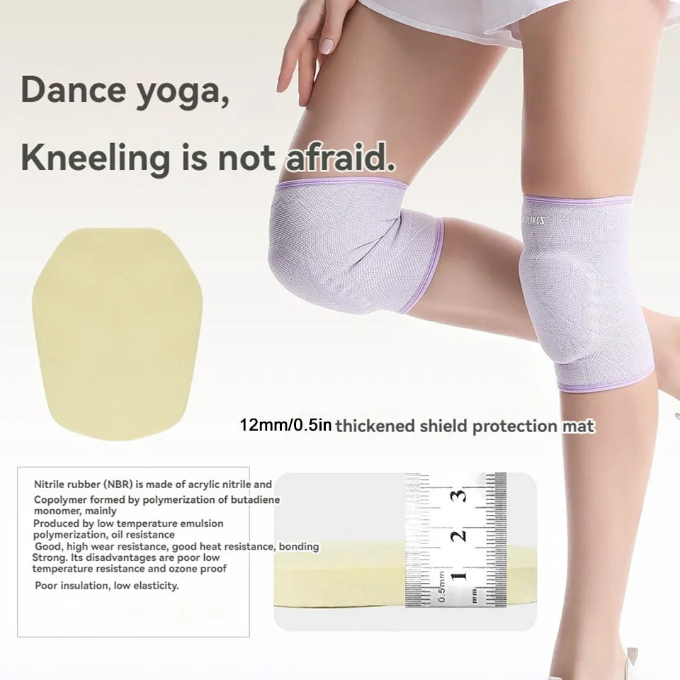 AOLIKES Volleyball Knee Pads, Knee Protector Support for Children,Teenagers,Adult,Professional Grade Knee Pads for Dance,Cycling - Sun Studio