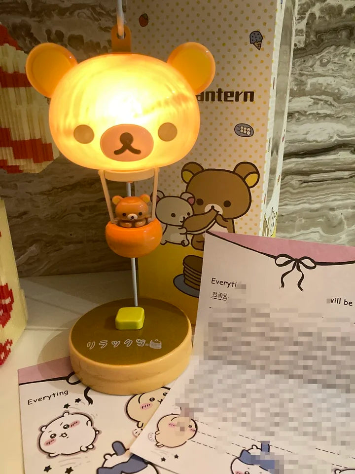 Rilakkuma Balloon Light Cute Sanx Forest Decorative Balloon Lamp Cartoon Night Light Relaxing Bear Theme Creative Home Decor - Sun Studio
