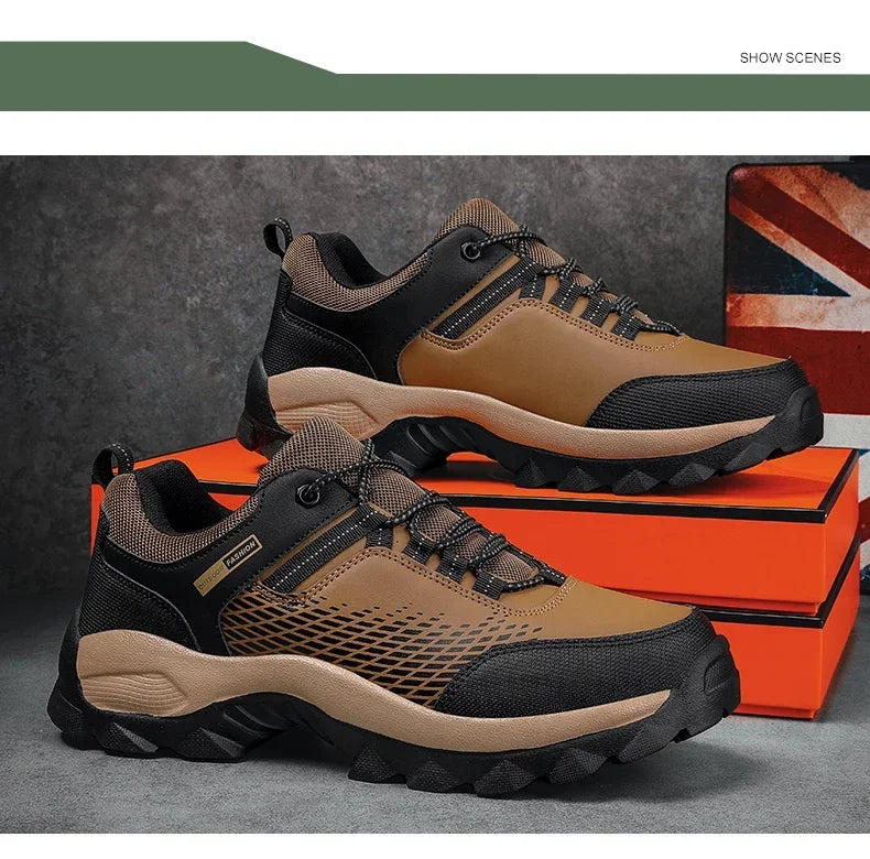 Men Boots Outdoor Sneakers Men Shoes 2025 New Fashion Male Casual Footwear Comfortable Tenis Masculino Botas Men Sneakers Shoes - Sun Studio
