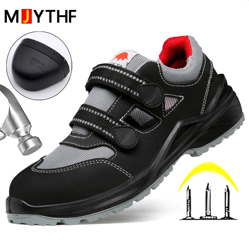 Summer Safety Shoes Men Construction Site Work Shoes Wear Resistant Anti Slip Breathable Sandals For Men Indestructible Shoes - Sun Studio