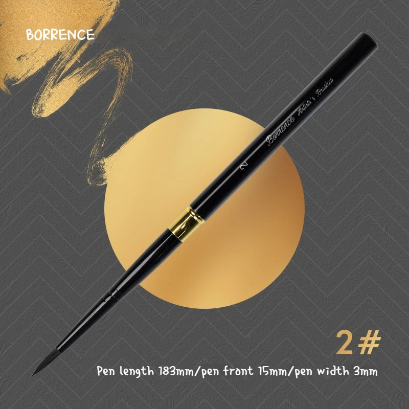 Artist Hand-Painting Drawing Brushes Gouache Watercolor Brush Pen for Water Color Painting Drawing Office School Art Supplies - Sun Studio