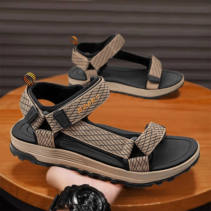 Summer Men Sandals Fashion Leisure Beach Holiday Sandals for Mens Lightweight Shoes New Outdoor Comfortable Casual Sandals - Sun Studio