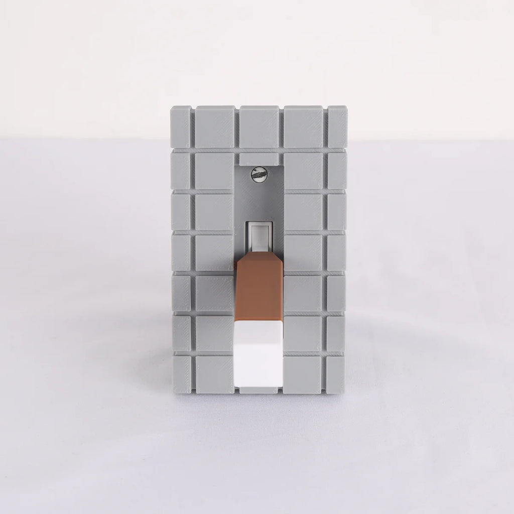 1pc pixel style switch board, creatively designed, easy to install, the perfect choice for holiday decoration and home decor - Sun Studio