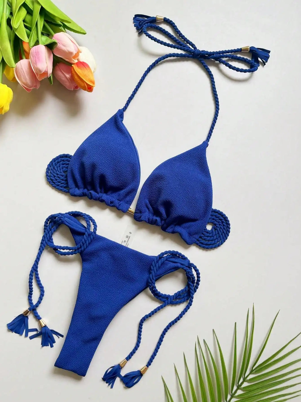 Sexy solid color women's bikini set summer swimsuit two-piece set beach Swimwear bikinis - Sun Studio