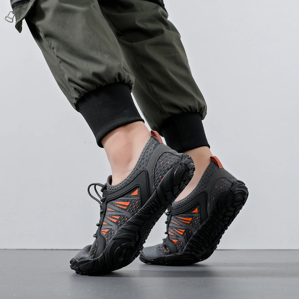 Wide Barefoot Shoes for Womens Mens Outdoor Running Zero Drop Casual Sneaker Minimalist Shoes - Sun Studio
