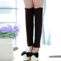 New Women Autumn And Winter Legwarmers Kapron Hemp Flowers Kneepad Leg Warmer Female Girls Pile Heap Socks Sports Safety - Sun Studio