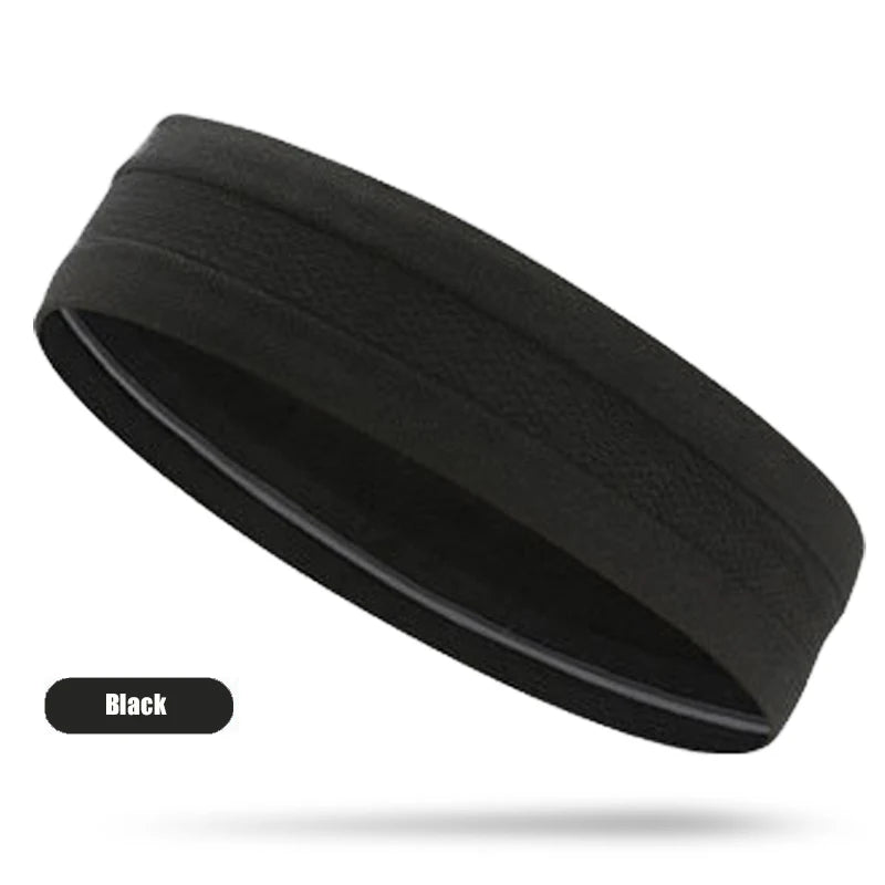 Outdoor Exercise Sweat Absorption Fitness Headband Man Woman Headband Elastic Bicycle Yoga Exercise Sweat Band - Sun Studio