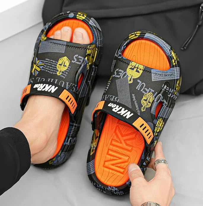 Soft Men's Shoe Eva Outdoor Sabot Male Slipper Fun Designer Luxury Low Price 2025 Fashion Comfortable High Quality Pvc Slides - Sun Studio