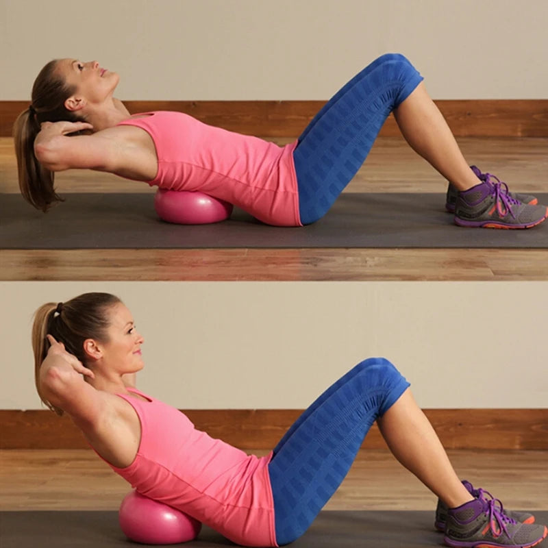 New 25cm Yoga Ball Exercise Gymnastic Fitness Pilates Ball Balance Exercise Gym Fitness Yoga Core Ball Indoor Training Yoga Ball - Sun Studio