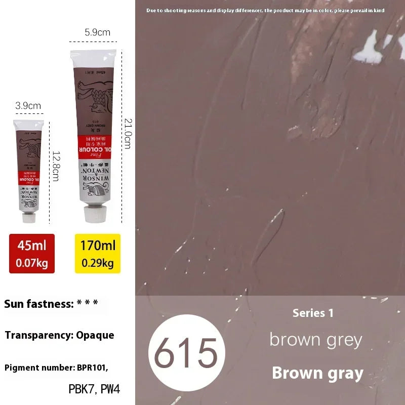 45ml Ölmalerei Transparente Tube Schnell trocknend Weiß Gold Silber Professionelle Farbmalbedarf für Künstler Studenten Anfänger