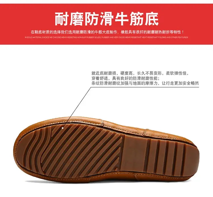 Winter Fur Loafers Men Casual Shoes Cotton Leather Dress Shoes Slip-on Flats Plush Man Moccasins Fleece Lined Driving Shoes - Sun Studio