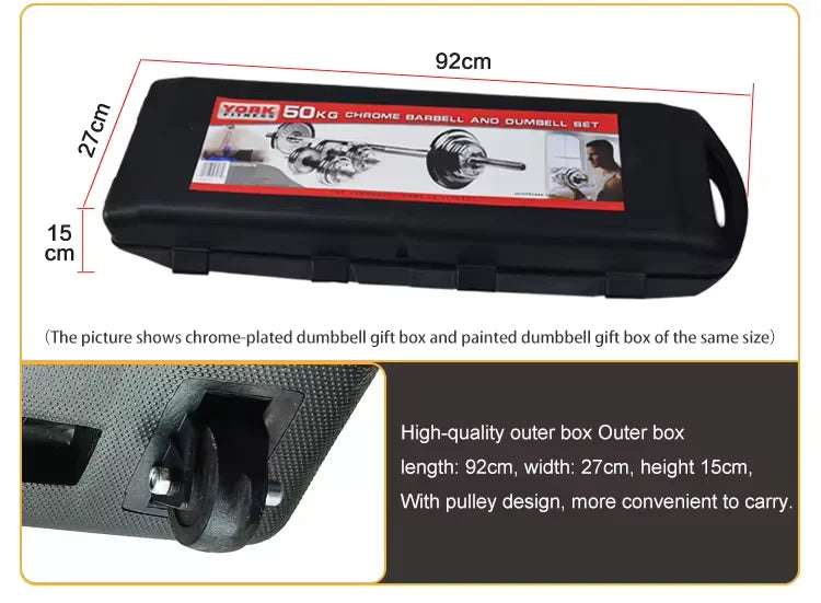 10kg 15kg 20kg 30kg Gym Home Weightlifting Dumbbells with Box Painted Black Painted Cast Iron Dumbbells Barbell Set. - Sun Studio