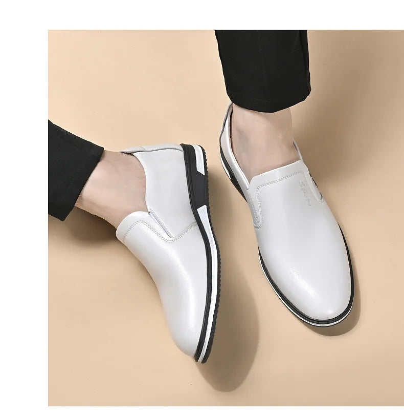 Spring and Autumn Men's English Leather Shoes Outdoor comfor Footwear Men fashion Formal Shoes High Quality trendy Zapatos - Sun Studio