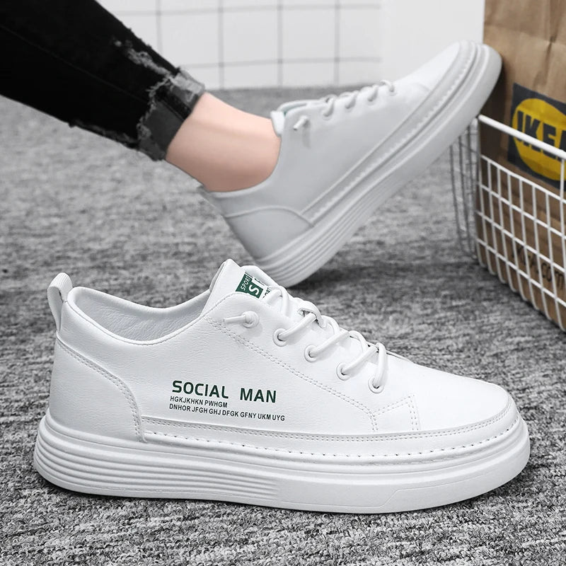 Sports Shoes Men's High-top Casual Shoes Platform Footboard Shoes Spring and Autumn Comfortable Fabrics Luxury Designer Shoes - Sun Studio
