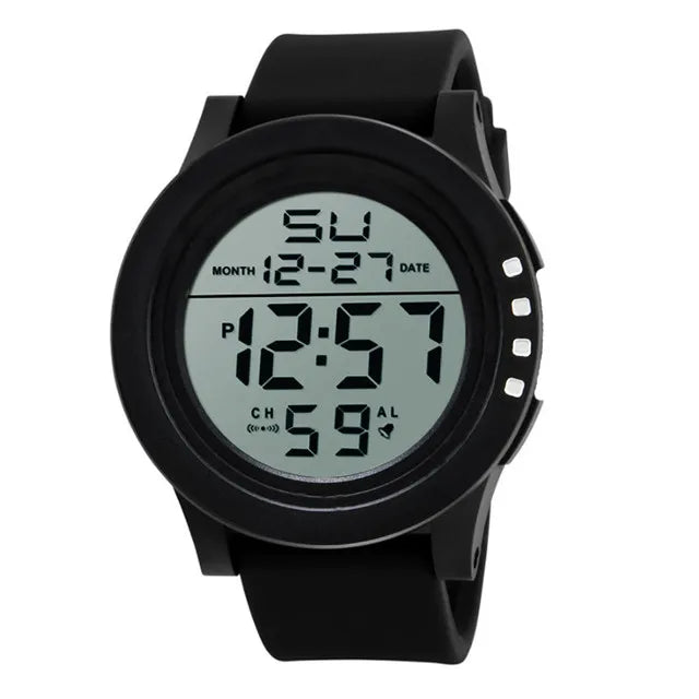 YIKAZE Men's Sports Watch luminous Waterproof Alarm Clock Man Digital Watches Multifunction Military Electronic Wristwatch - Sun Studio