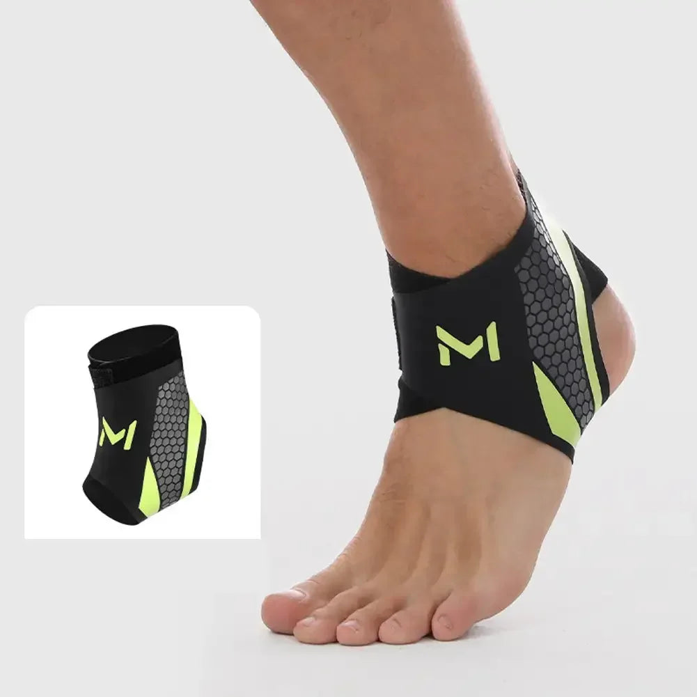1PC Professional Y-Type Ankle Brace - High Elastic Bidirectional Compression Anti-Sprain Guard for Basketball Sports - Sun Studio