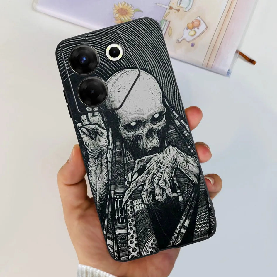 For Tecno Camon 20 Pro 5G Case 2023 Cute Love Heart Football Slim Cover Soft Silicone Funda For Tecno Camon20 Pro 5G CK8n Bumper