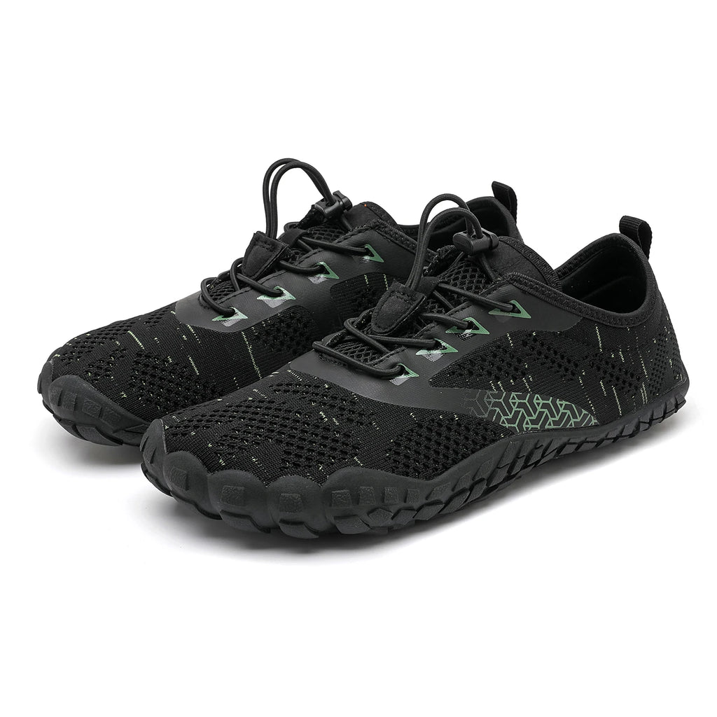 Breite Zehen Null Barfuß Schuhe Herren Minimalistische Wasserschuhe Atmungsaktiv für Wandern Felsen Klettern Ringen Trail Running Sneakers