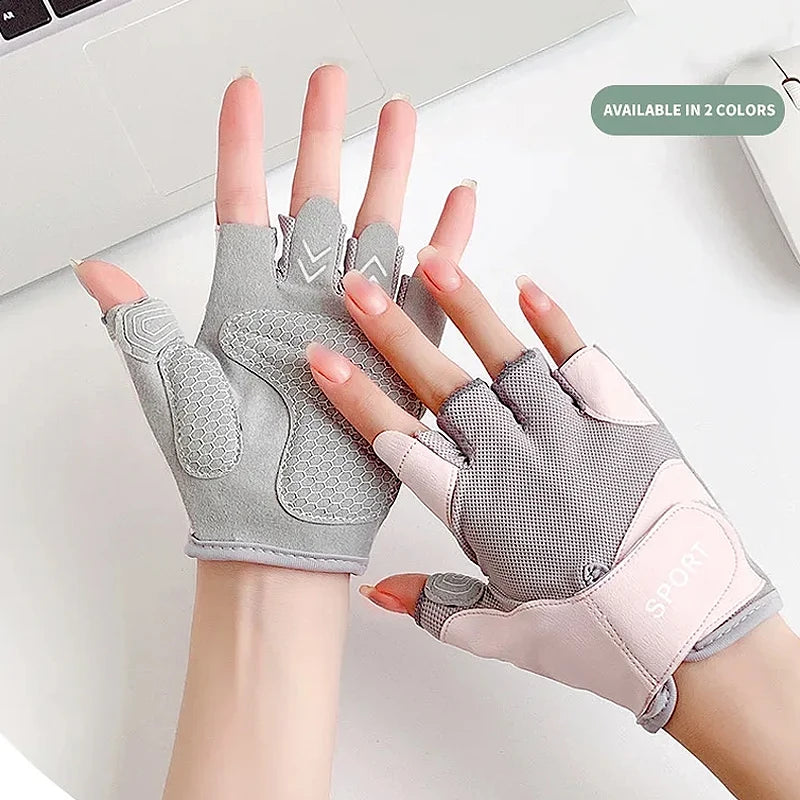 Fitness gloves, women's kettlebells, horizontal bars, rolling iron, lightweight, anti slip sports, anti cocoon riding equipment, - Sun Studio