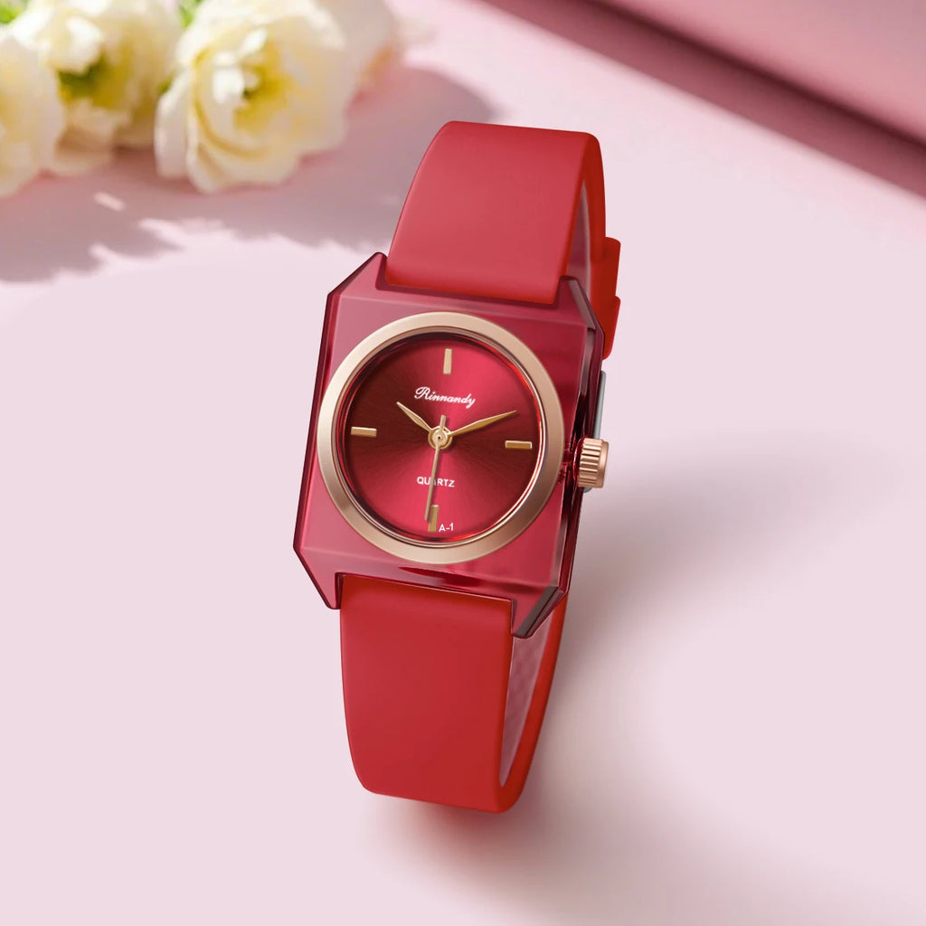 Simple Women‘s Watch Silicone Strap Watches Women Quartz Clock Ladies Wristwatch Christmas Festival Gift Valentine's Day - Sun Studio