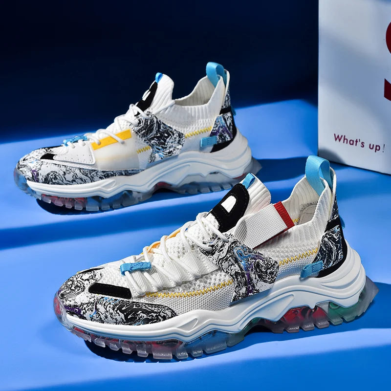 Schuhe Herren Sneakers Männliche Freizeit Herren Schuhe Tennis Luxus Schuhe Trainer Rennen Atmungsaktive Schuhe Mode Mokassins Laufschuhe für Männer