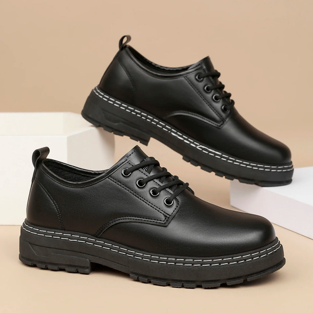 2025 New Men's Leather Shoes - Durable, Comfortable, Breathable & Stylish - Sun Studio