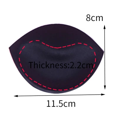 1pair Sponge Inserts In Bra Padded for Swimsuit Breast Push Up Fill Brassiere Breast Patch Pads Women Intimates Accessories - Sun Studio