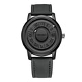 FOXBOX Herren Quarz Uhr Mode Persönlichkeit Kreative Scroll-Eisenball Magnetzeiger Wasserdicht für Herren Uhren Geschenk+Box