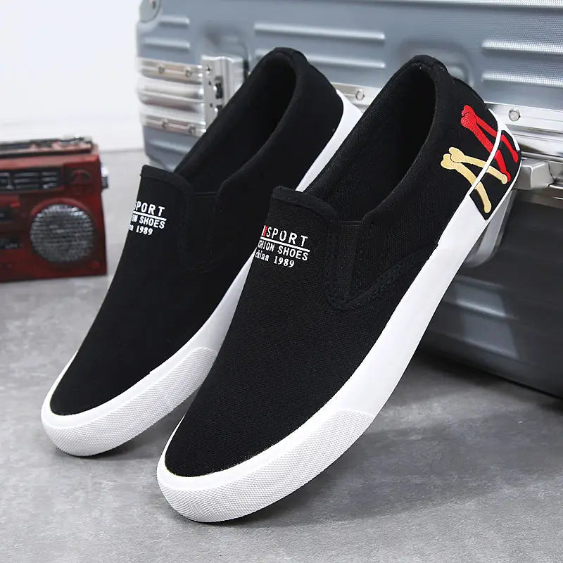 2023 Neue Leinenschuhe Herren Sommer Klassische Slipper Herren Freizeit Schuhe Atmungsaktive Bequeme Flache Herren Schuhe Sneakers Übergröße 47