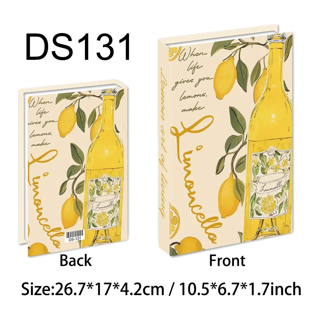 Bunte Reisereihe Fake Bücher für Wohnkultur Kaffeetisch Ornamente Mode Dekoration Bücher für Wohnzimmer Amalfi Italien