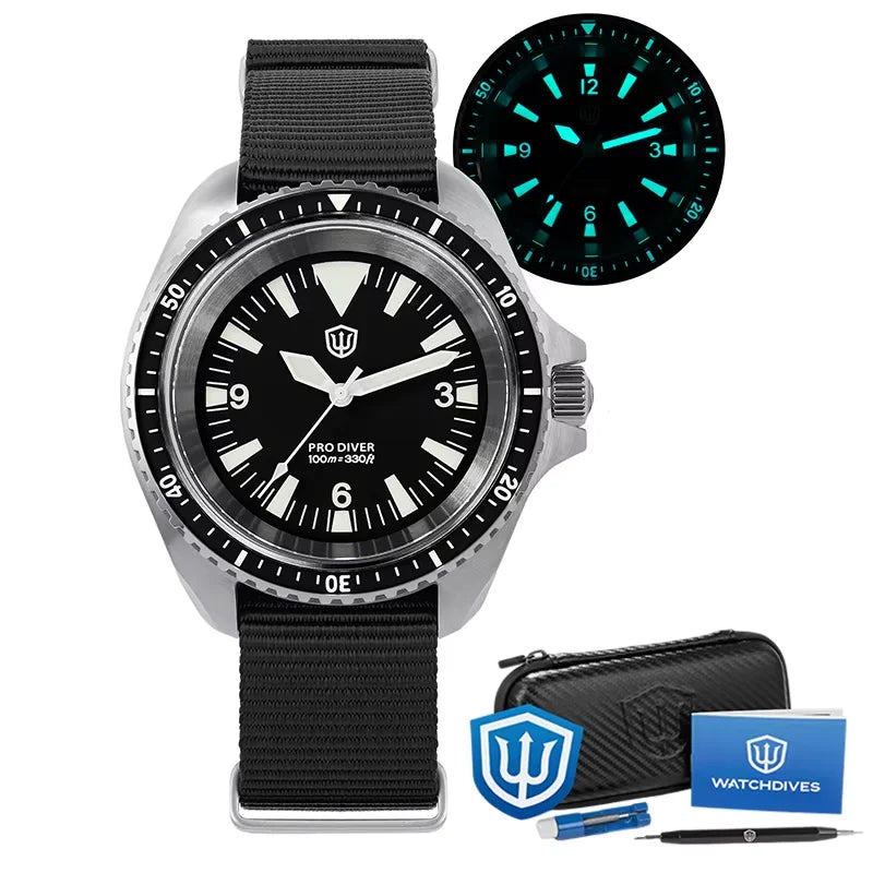 Watchdives WD1980 V3 Luxury Watch VH31 Scanning Quartz Movement AR Coating Sapphire Glass 10Bar Waterproof Men's Watches - Sun Studio