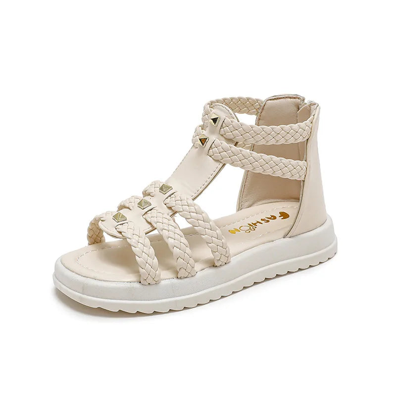 Summer Girls Sandals 2026 New Design Girls Soft Soled Lightweight Shoe Fashionable Girl Anti Slip Versatile Casual Summer Sandal - Sun Studio